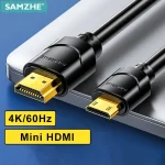 SAMZHE Mini to HDMI Cable 4K/60Hz HDMI 2 Raspberry (New)