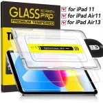 2/1Pack Easy Install Tempered Glass Screen Protector IPad 11th/Air11/Air13 (New)