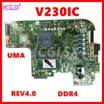 V230IC DDR4 REV 4 UMA Motherboard For Asus V230 V230I V230IC Mainboard 1 (New)