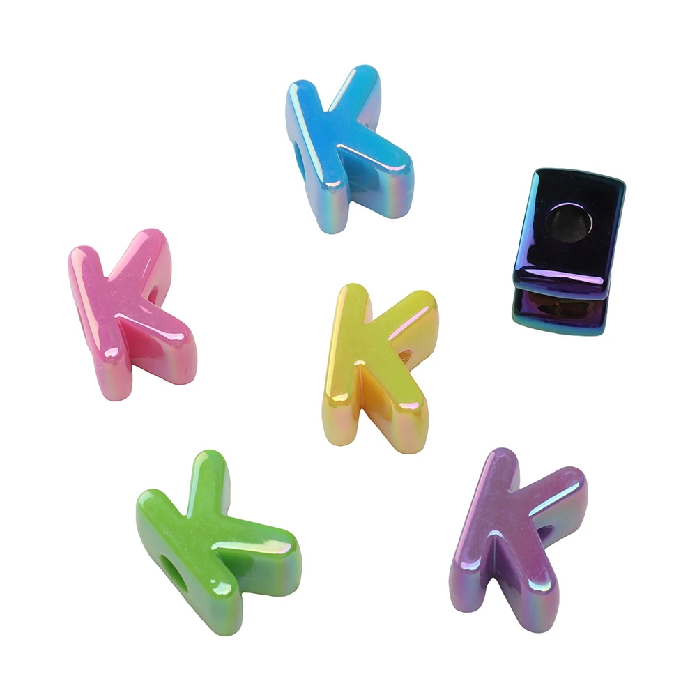 S88560da90dd243988507fdb54b27b198c 5 Lots AB Color Acrylic Letter Beads Random Mixed Spacer Beads for DIY Bracelets (New) - Image 1