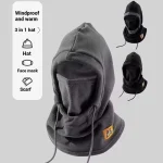 Winter Warm Hat with Mask and Neck Warmer 3 in 1 Windproof Balaclava for Men (New)