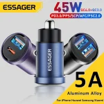 Essager 45W USB Car Charger Quick Charge4.0 QC PD 3 (New)