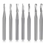 10 box Dental Tungsten Carbide Bur Drill FG 1 2 3 4 5 Round 1.6mm for High Speed (New)