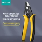 SAMZHE Miller Pliers 3 Hole Fiber Optic Stripping Pliers Precision (New)