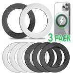 1-Magnetic Ring Magsafe Wireless Charger Sticker Rings Magnet (New)