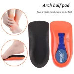 Plantar Fascitis Half Insoles for Feet Shock Absorption Elasticity Running Arch Support Orthopedic (New)