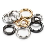 5 Metal O Ring Spring Clasps for DIY Jewelry Making (New)