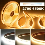 DC 24V CCT COB LED Strip Light 8mm 10mm Width 2700K To 6500K (New)
