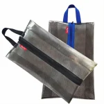 RUIYI Black Mesh Shoe Storage Bag Waterproof Travel Beach Bag Multifunctional Moisture Proof (New)
