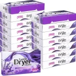 Dryer Sheets Bulk Natural Fabric Softener Plant Lavender Laundry Softener Naturally Pet Clothing (New)