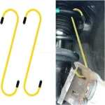 S Shaped Brake Caliper Hanger Hooks with Rubber Tips   Universal Auto Tool for (New)