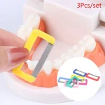 3 Disposable Dental Orthodontic Interproximal Enamel Polishing Tool Tooth Reducted Teeth Whitening Material (New)