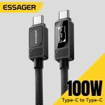 Essager 100W USB Type C Cable PD 5A Fast Charging (New)
