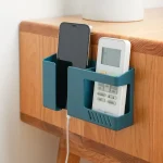 1 Wall Mounted Non Punching Remote Control Storage Box Rack TV Air Conditioning Mobile Phone (New)
