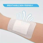 100 Wound Dressings, Breathable Edge Gauze Pads, Latex Free Bandages, Self adhesive Wound Dressings (New)