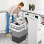 75L Large Laundry bags Baskets with Handles Durable Dirty Clothes Hamper Storage Basket (New)