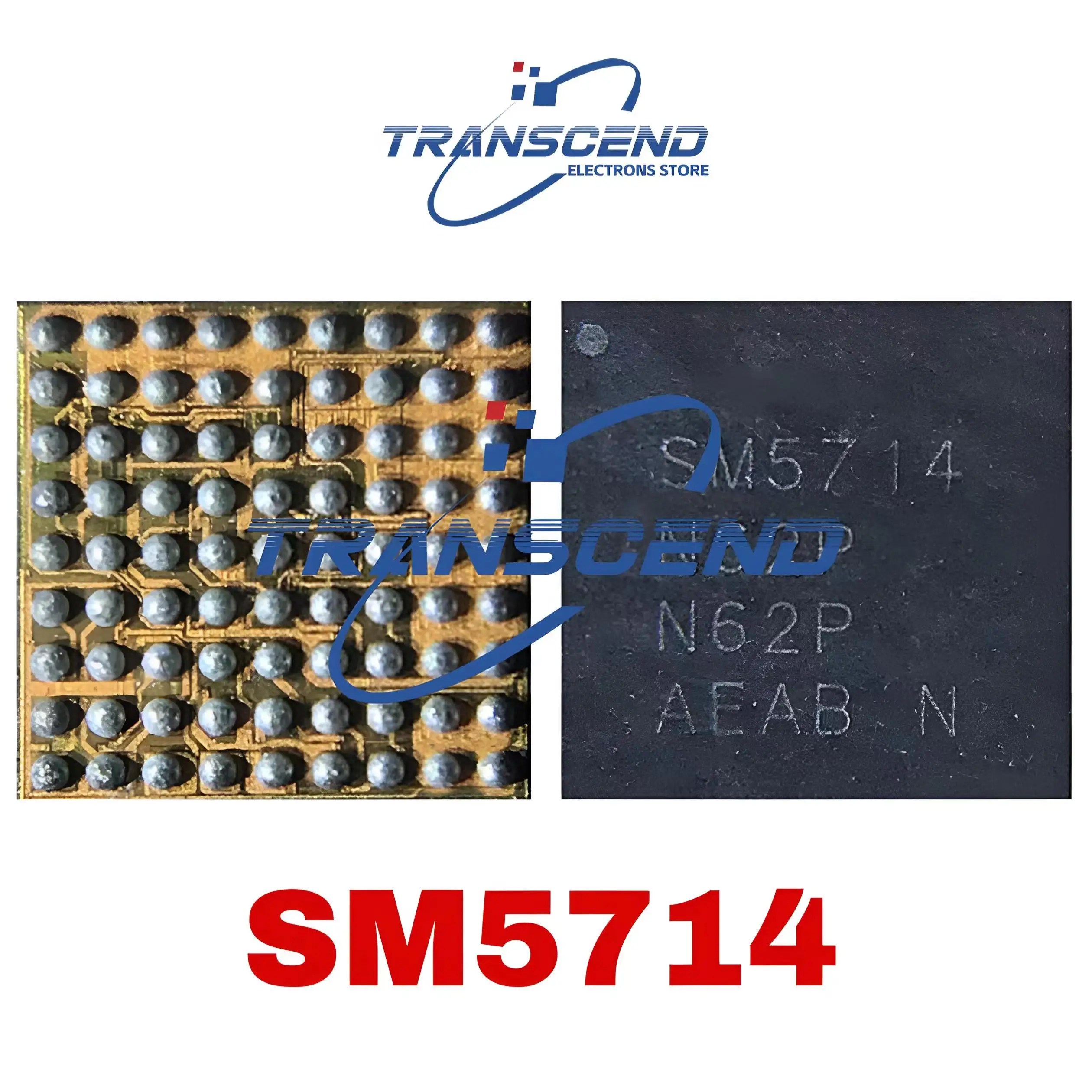S8de417f378dd4122a3bc24baacb24ec4a 1-10pcs SM5713 SM5714 Charging Power IC For Samsung A8S G8870 A125, Galaxy A12 A22 S10 S10+ A40 A50 A60 A405, A505, A507, A51 (New) - Image 1