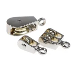 36 52 75mm Metal Sheave Zinc Alloy Fixed Pulley Crown Block And Tackle Lifting Wheel (New)