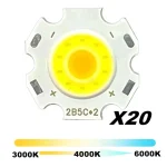 20  A Lot 3W 5W 7W LED COB Source Chip High Power (New)