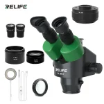 RELIFE RL-M3T Binocular Trinocular Microscope Mobile Phone Repair Electron 7-45x (New)