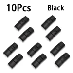 10 Clip Press Buckle Shoelaces Colorful Metal Shoelace Press Lock Shoes Accessories (New)