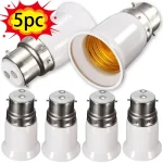 3 5 LED Lamp Adapter B22 to E27 Bulb Sockets Converter Lamp Base Conversion (New)