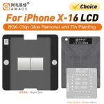 AMAOE BGA Magnetic Reballing Platform Stencil Set IPhone X-16 (New)