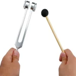 1 Set 128 Hz Tuning Fork Set Weighted Bio Acoustic Tuning Fork for Healing (New)