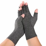 Relieve Hand Discomfort with Fingerless Compression Gloves (New)