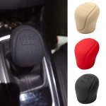 Car Silicone Gear Shift Knob Cover Gear Shift Non Slip Grip Handle Protective Covers (New)