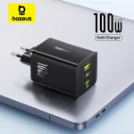 Baseus 100W Fast Charger GaN Charger For iPhone 17 16 Xiaomi Samsung Laptop (New)