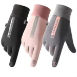 Winter Gloves Women Cycling Bike Thermal Fleece Cold Resistance Wind Waterproof Bicycle Warm (New)