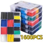 1600 127 Heat shrink Tubing Thermoresistant Tube Heat Shrink Wrapping Kit Electrical Connection Wire Insulation (New)