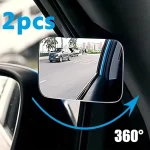 Car Auxiliary Blind Spot Mirror Wide Angle 360 Degree Adjustable Auto Interior HD (New)