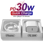 For Apple PD 30W USB Type C Charger For iPhone 15 13 12 (New)