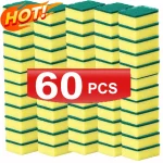 Double Sided Scouring Pads Kitchen Dishwashing Sponge Scrubbing Pad Nano Emery Clean Rub Pot (New)