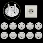 10 Bear EU Power Socket Electrical Outlet Baby Kids Child Safety Guard Protection (New)