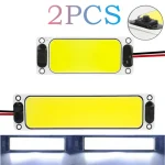 2 LED Car With Switch Reading Night Light 12 90V Interior COB Light Ceiling (New)