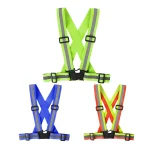 Adjustable Lightweight Reflective Vest for Outdoor Night Walking Biking Safety Gear Waterproof Running (New)