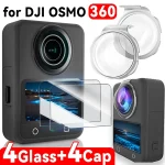 8in1 PC Lens Guard&Glass Film DJI OSMO 360 Tempered (New)