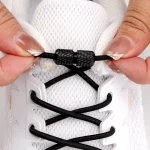 Rubber Elastic Laces No Tie Shoe Laces Shoes Round Shoelaces for Sneakers Without (New)