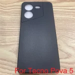 black guard on Tecno Pova 5 Pova5 case matte (New)