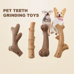 Pet Teeth Grinding Toy Dog Interactive Bone Training Toy Bamboo Cleaning Teeth (New)