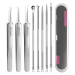 8  Stainless Steel Acne Clip, Cell Clip, Blackhead Clip, Acne Needle, Beauty (New)