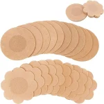 100 Nipple Sticker Disposable Invisible Chest Sticker Non woven Bra Breast Patch Bra less Pasties (New)