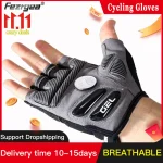 Half Finger MenS And WomenS Cycling Gloves Liquid Silicone Shock Absorbing Breathable Sports Bike (New)