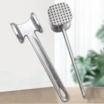Meat Tenderizer Hammer 19cm Household Aluminum Alloy Steak Metal Mallet Kitchen Tool Heavy (New)
