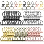 20 Swivel Hook Key Chain Clip Hook D Ring Clip Lanyard Hardware for Keychain (New)