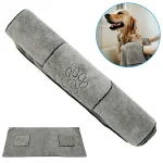 Super Absorbent Big Puppy Pet Dog Towel Bathrobe Bath Towels Quick Drying Cat Bath (New)