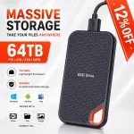2TB External Hard Drive USB3.1 Mobile Storage Hard Disk PC (New)